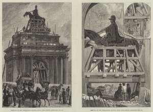 Retrait de la statue de Wellington - Johann Nepomuk Schonberg